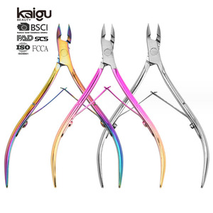 Professional Double Spring Nail Cuticle Nipper Ingrown Toenail Set