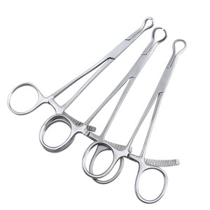 Veterinary Bone Reduction Forceps with Teeth, Mini Pointed Bone Holding Clamp, Pet Orthopedic Surgery Instrument