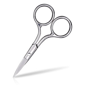 Portable Precision Beauty Scissors Straight Stainless Steel Durable Compact Design Accurate Trimming Convenient Beauty Care New